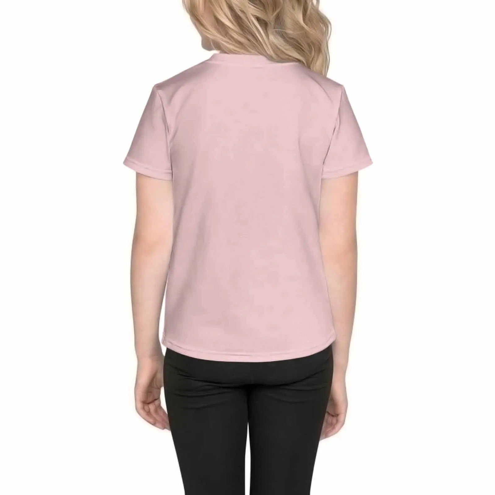 #6-15Y Custom Name Unicorn Flower Kid's T-shirt Print Your Own Personalized Text Name on Tshirt