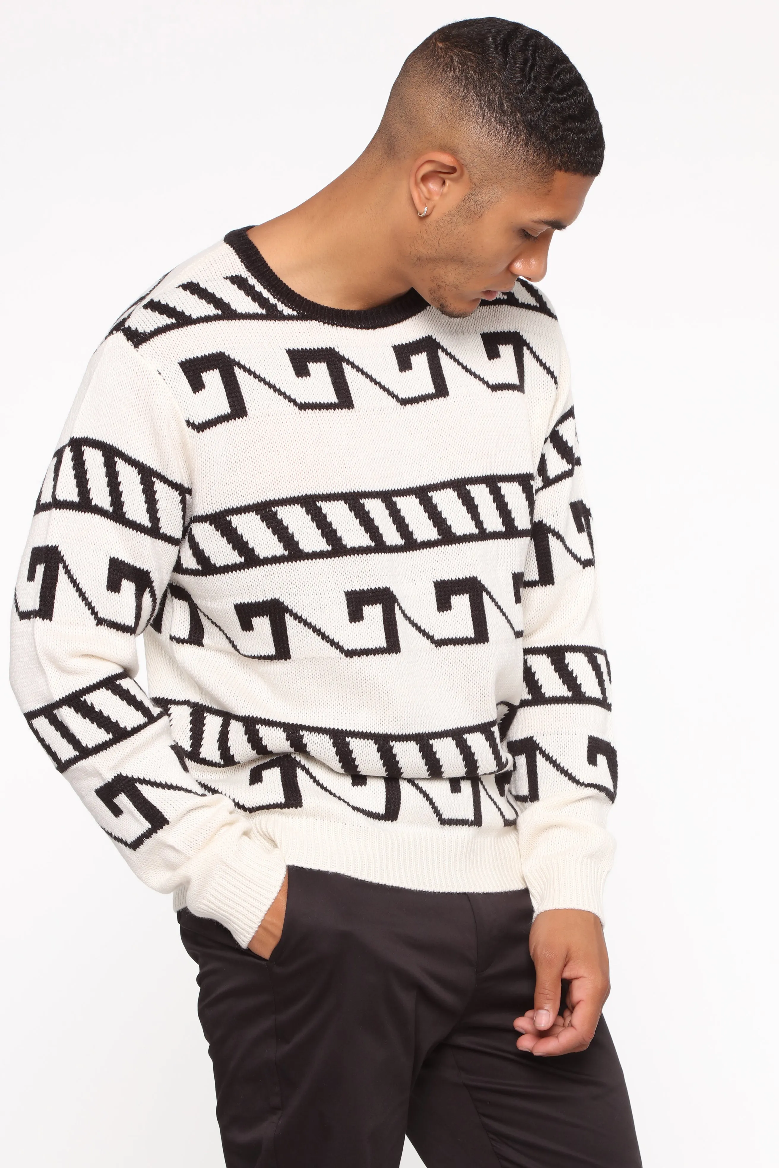 Achilles Sweater - White/combo