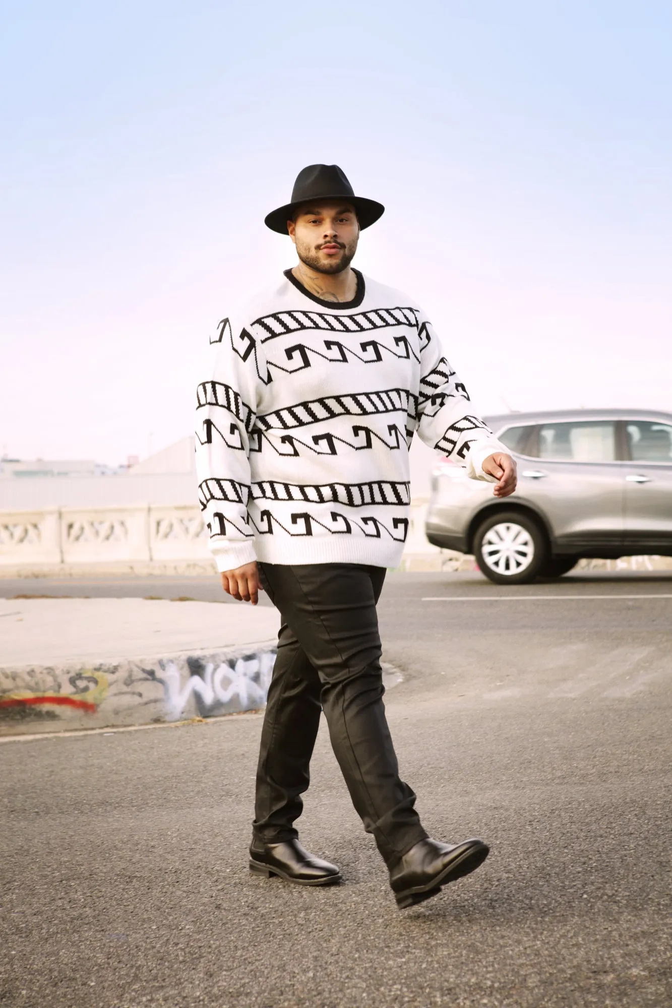 Achilles Sweater - White/combo