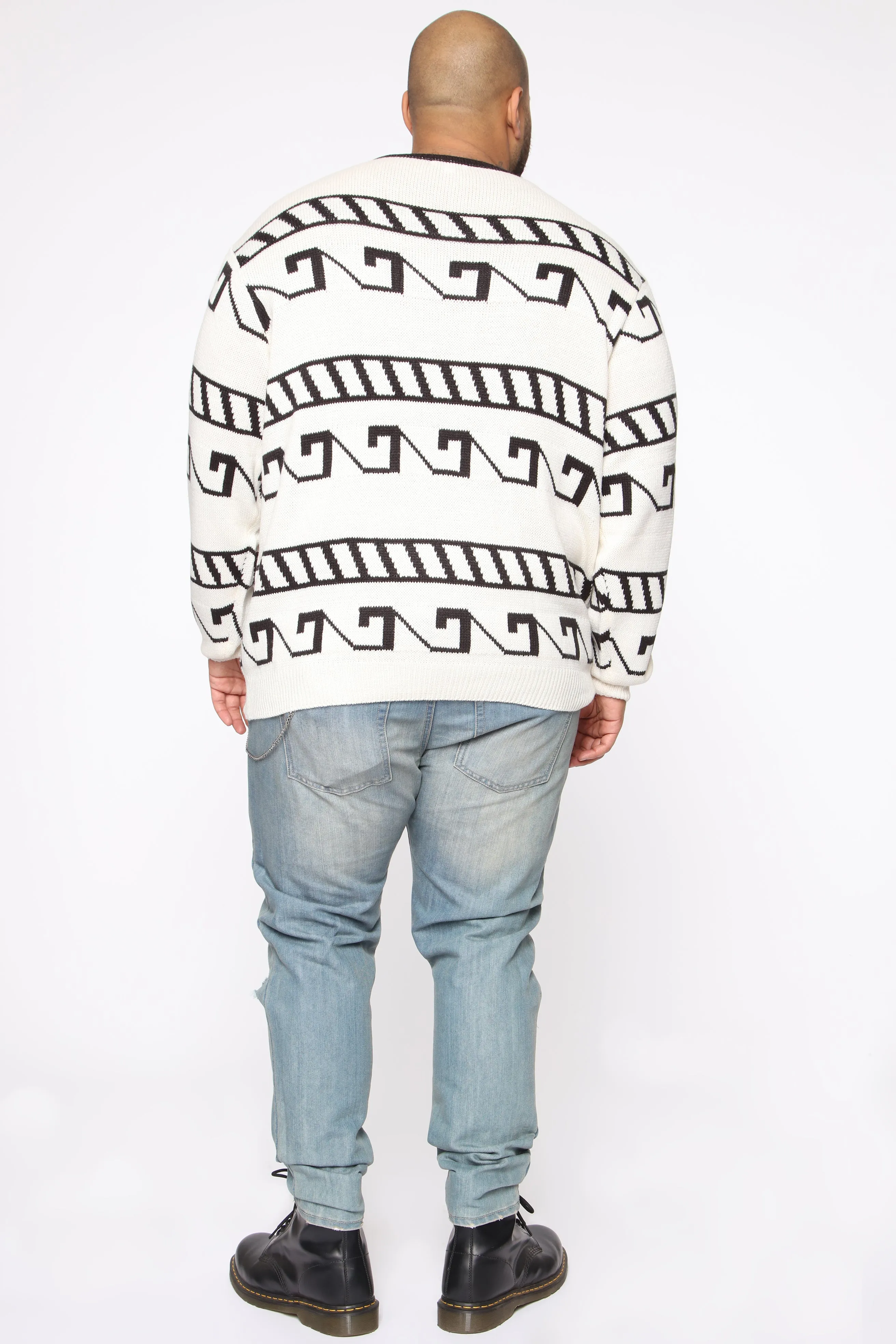 Achilles Sweater - White/combo