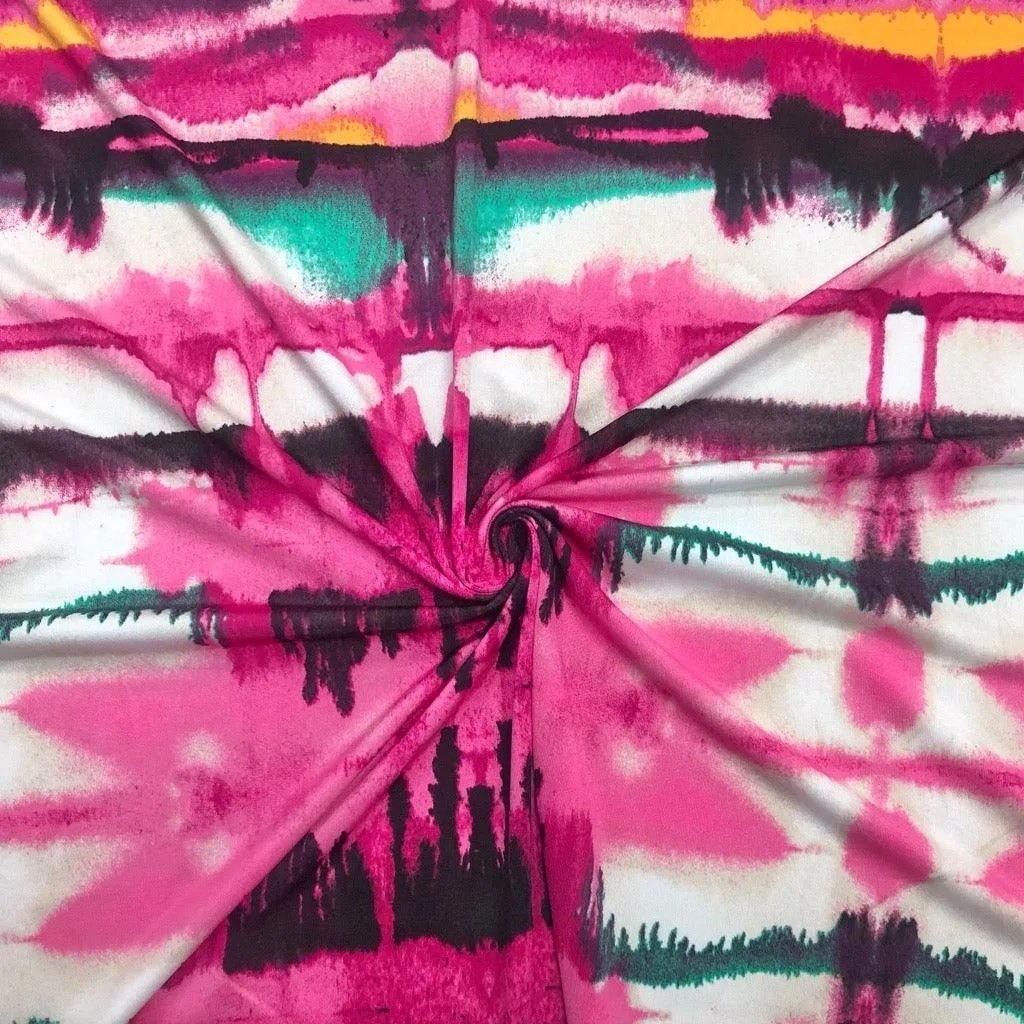 All Over Inks Elastane Fabric