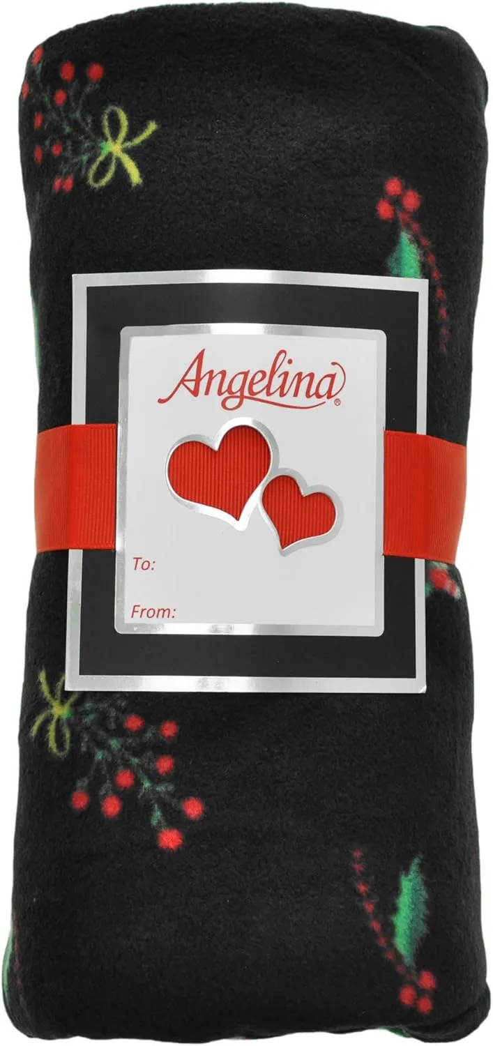 Angelina Women's Cozy Fleece Pajama Pants