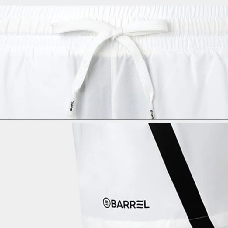 Barrel Men Romantic Motion Leggings Shorts-WHITE