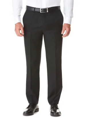 BASS FLAT FRONT TROUSER - BLACK