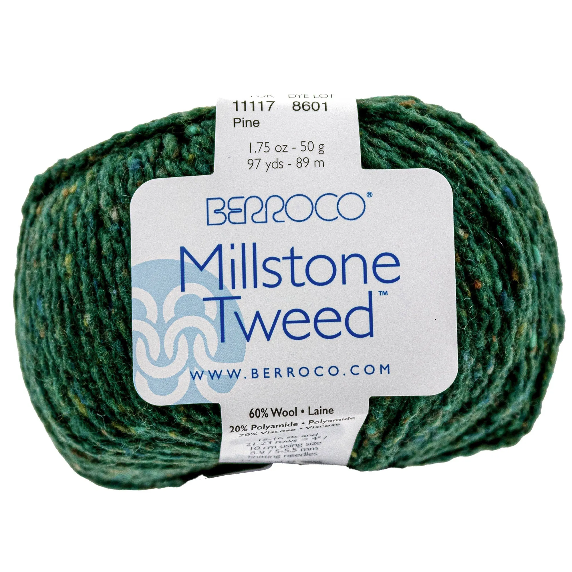 Berroco Millstone Tweed Yarn - 11117 Pine