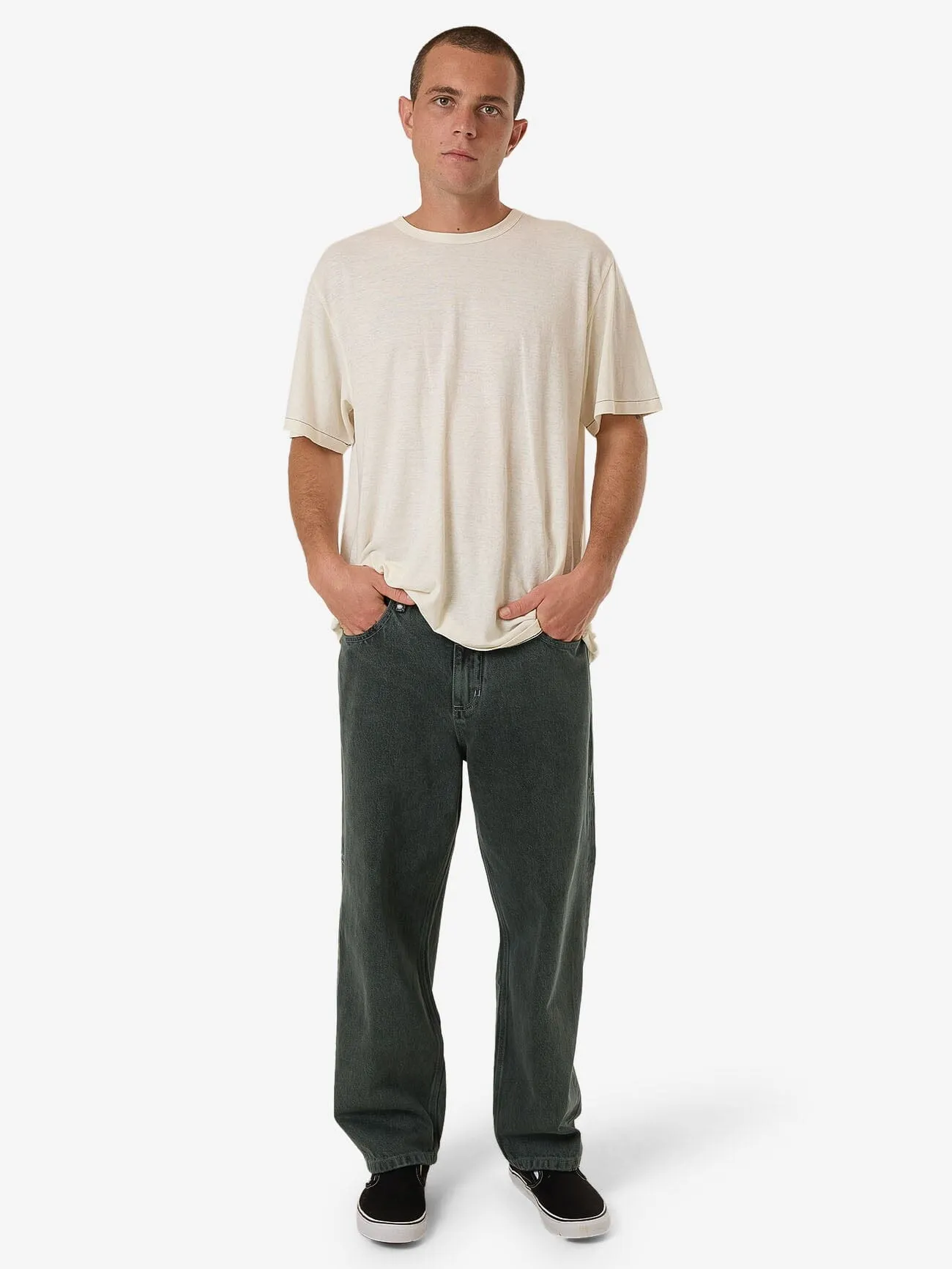 Big Slacker Denim Jean - Dark Forest