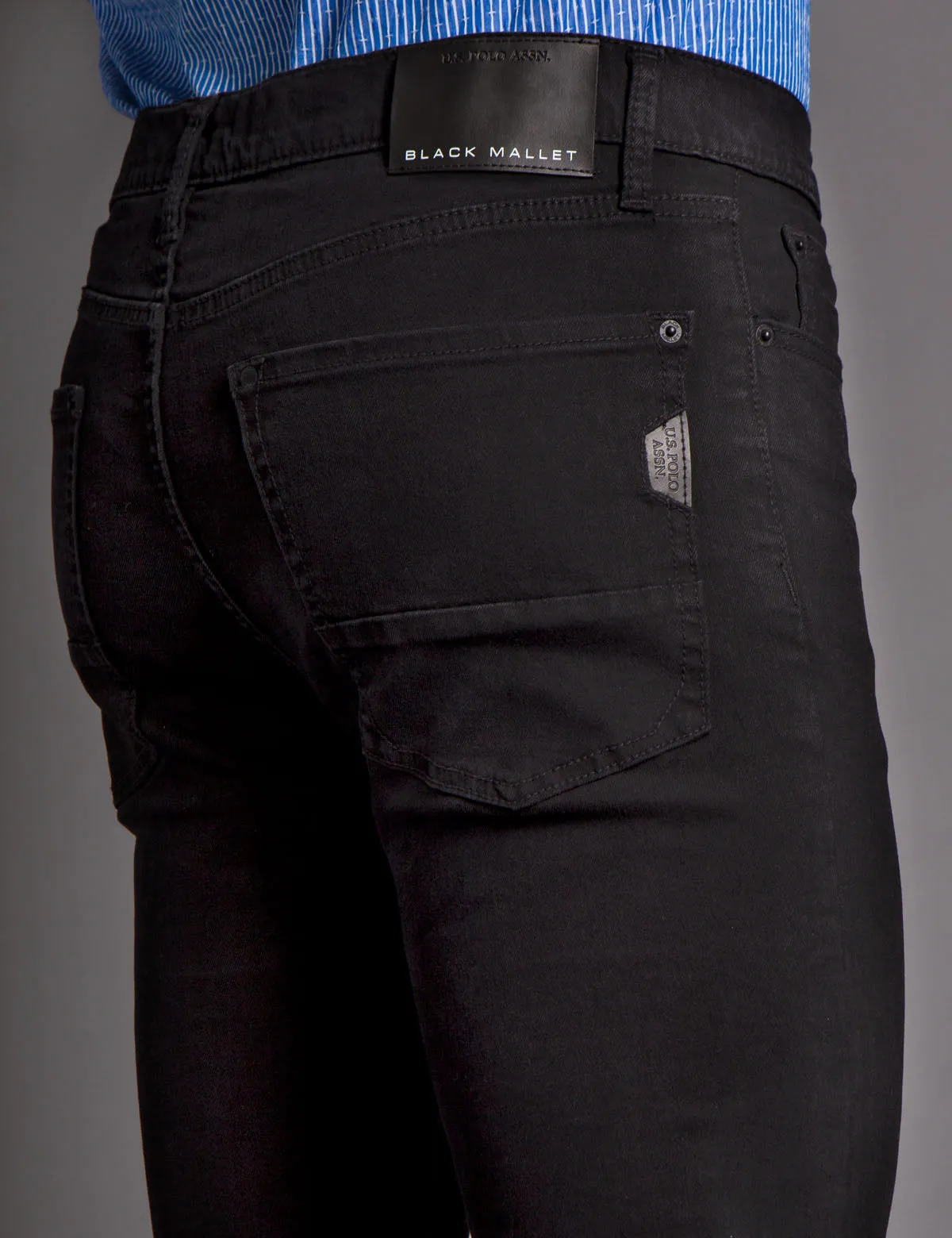BLACK MALLET SKINNY FIT DENIM