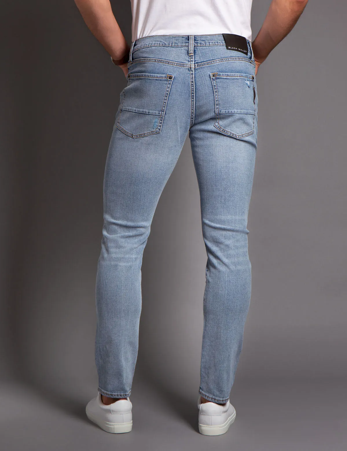 BLACK MALLET SKINNY FIT DENIM