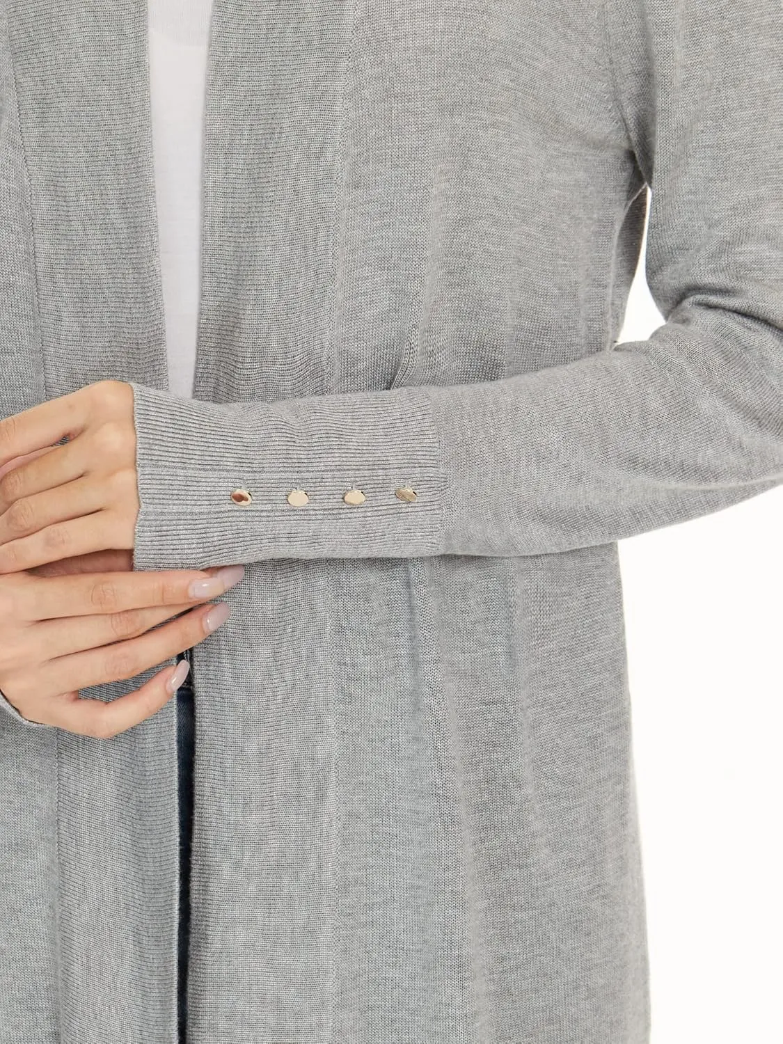 Cardigan for Women Dressy Casual Long Sleeve Open Front Knit Cardigan Sweaters