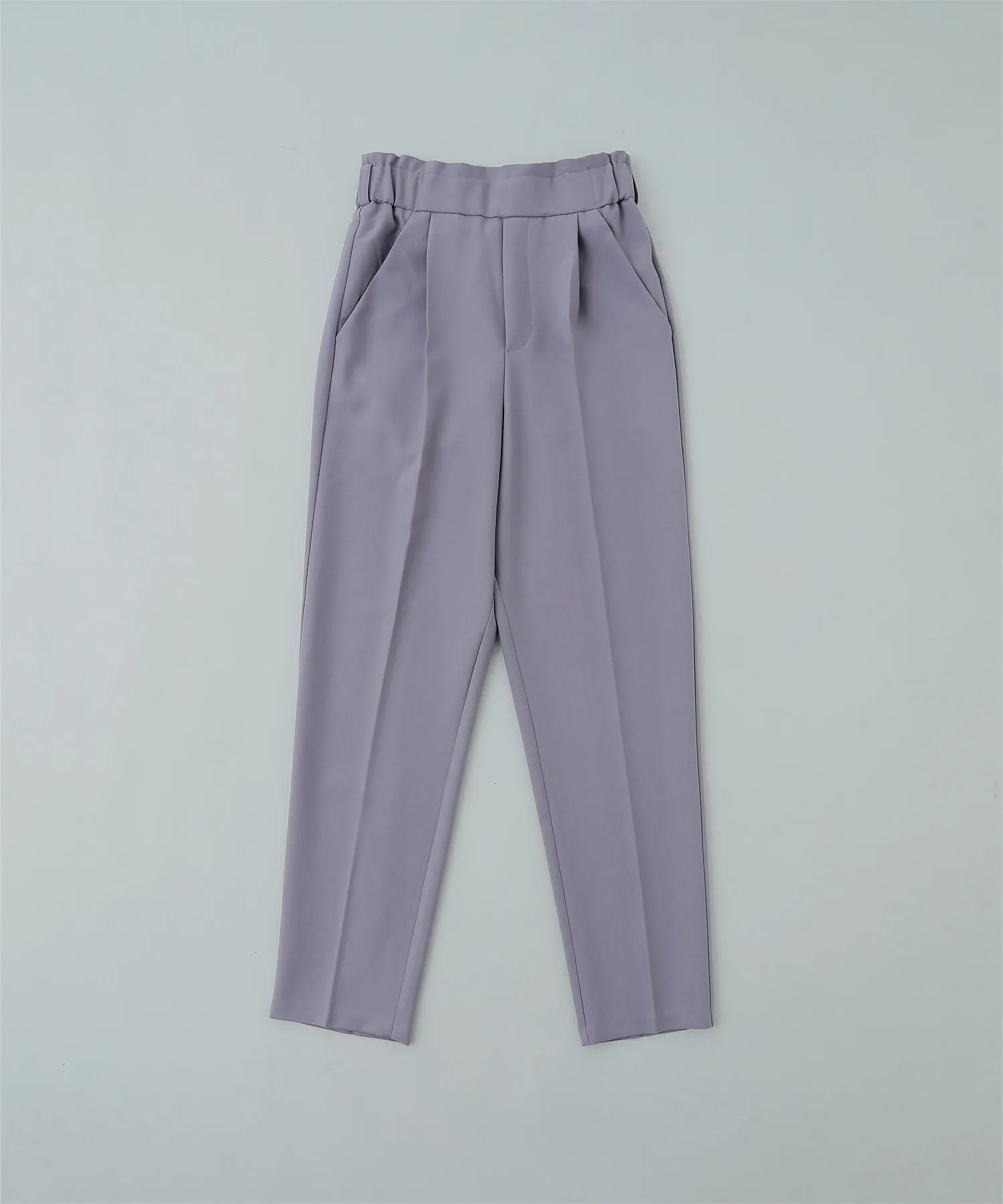 Center press tapered pants