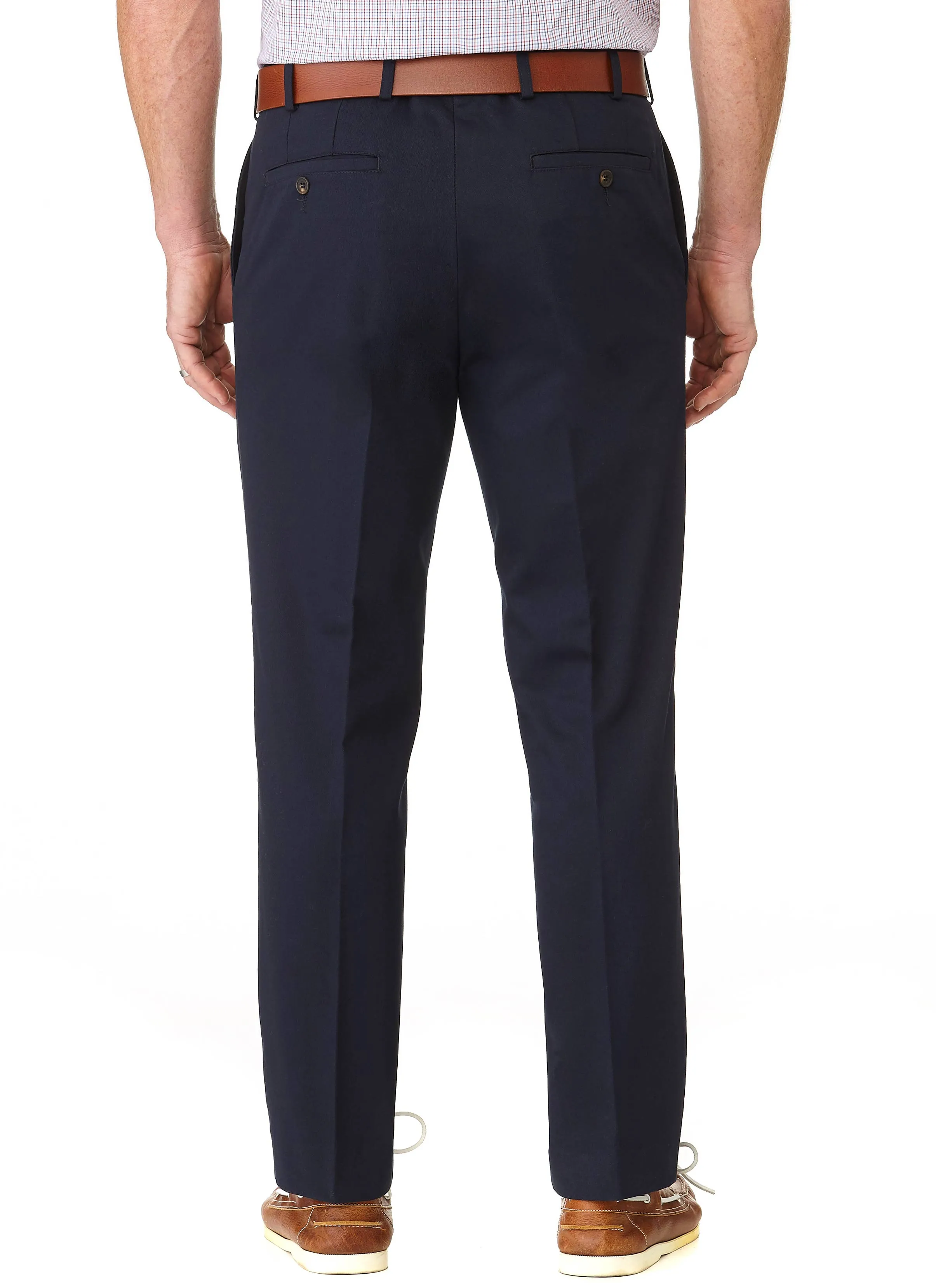 CLARENDON FLAT FRONT CASUAL TROUSER
