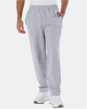 Custom Embroidered - Champion - Powerblend® Open-Bottom Sweatpants with Pockets - P800