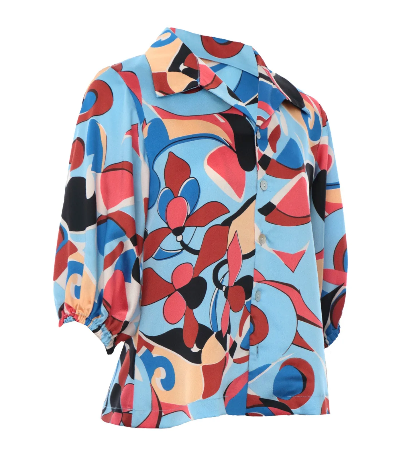 Effee Collared Blouse Multi