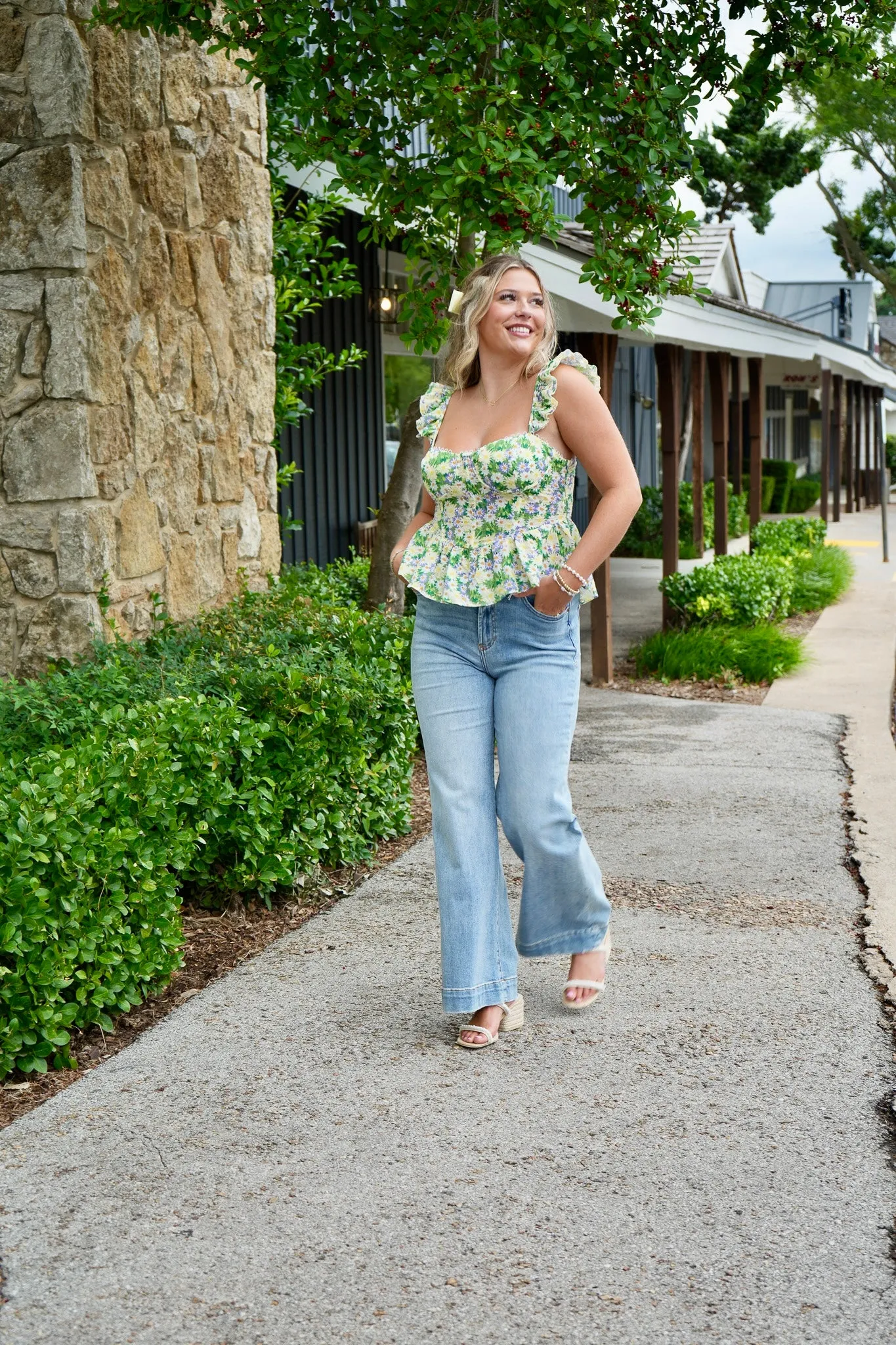 Fiona Wide Leg Super High Rise - Montilla [Dear John Denim]