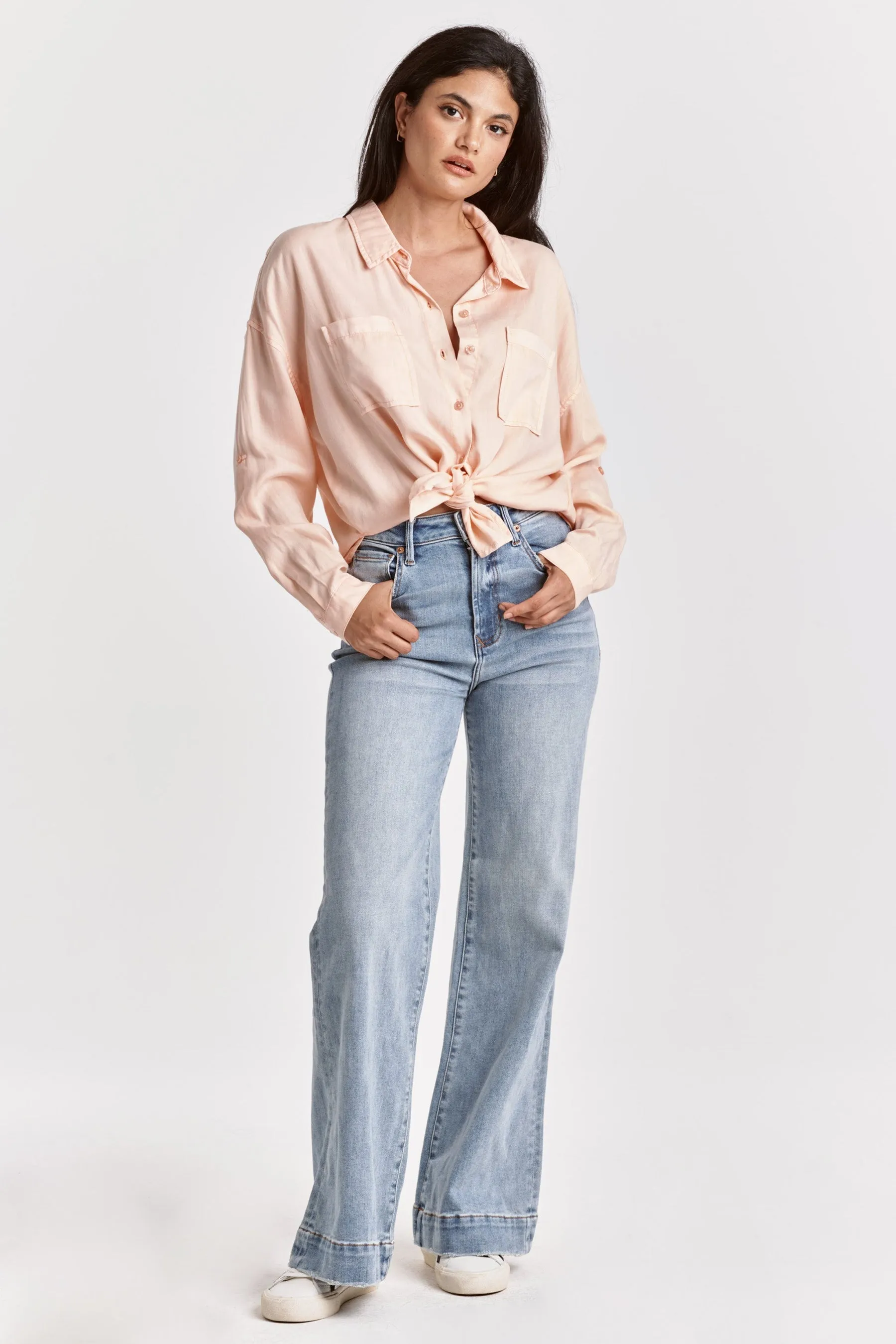 Fiona Wide Leg Super High Rise - Montilla [Dear John Denim]