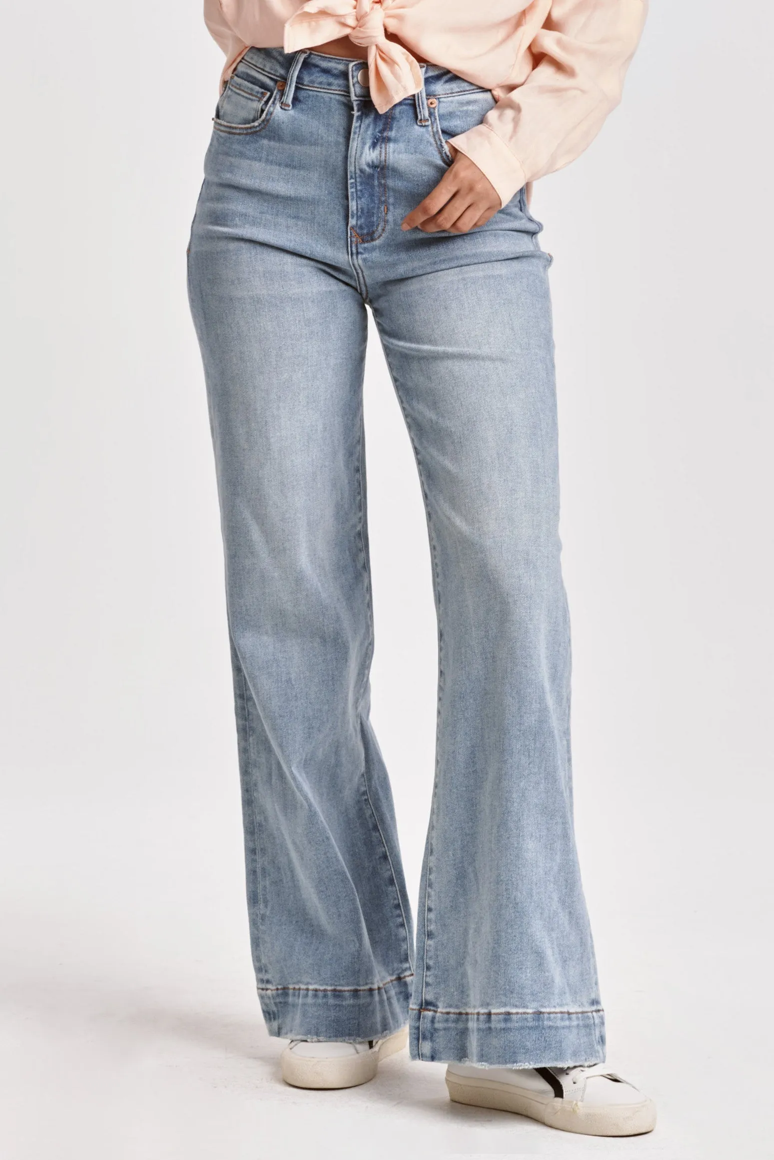 Fiona Wide Leg Super High Rise - Montilla [Dear John Denim]