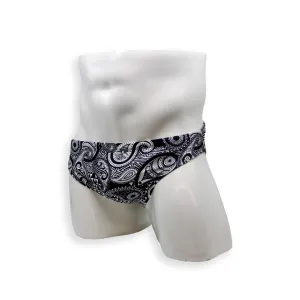 Flat Front Swim Brief - Paisley