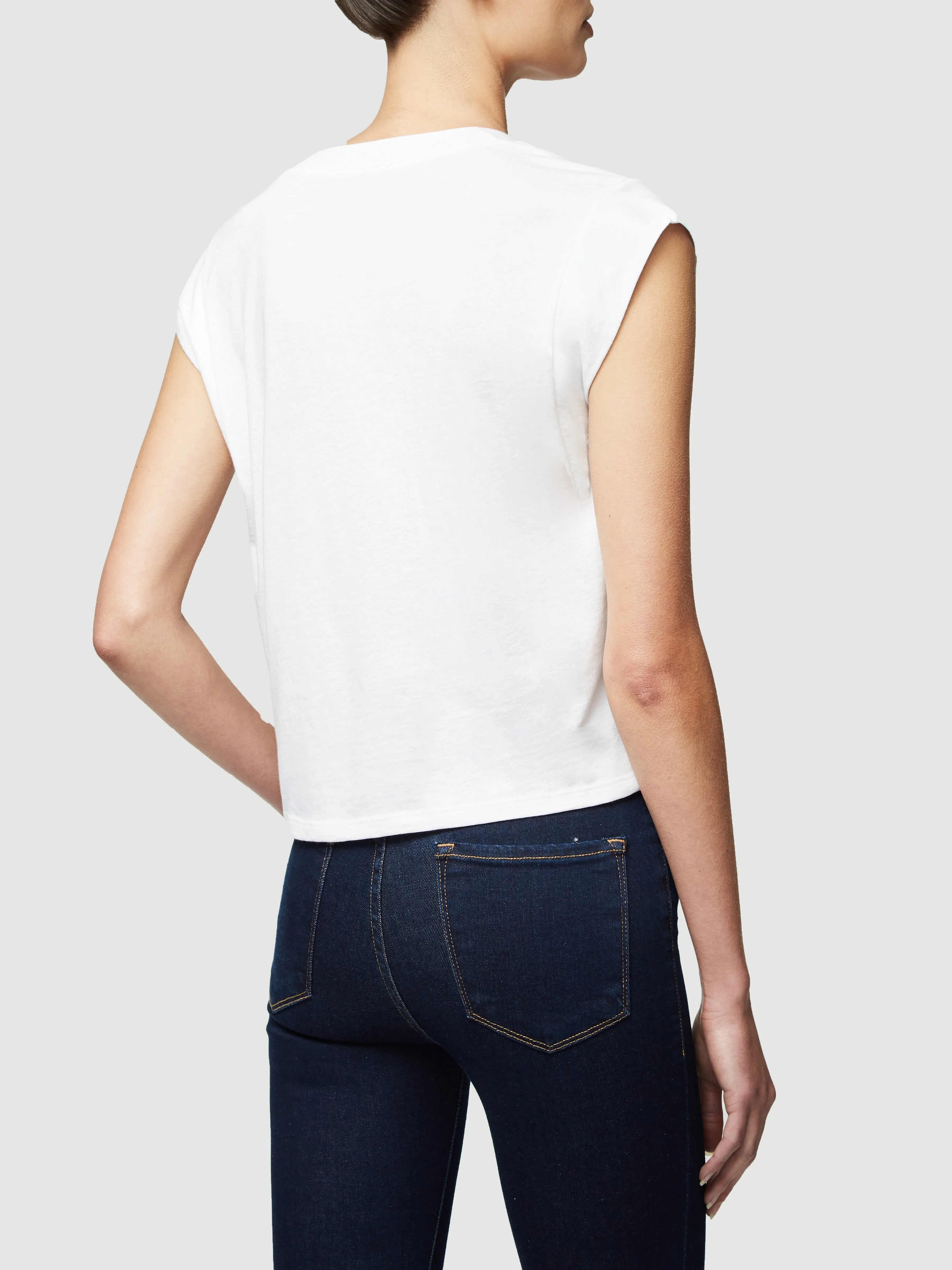 FRAME - Le High Rise V in Blanc