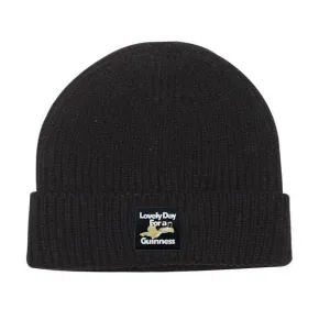 Guinness x UN:IK Ribbed Beanie - Black