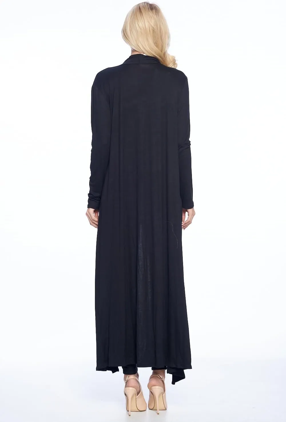 Isaac Liev Maxi Cardigan Duster Sweater  Women's Extra Long Open Front Full Length Lightweight Cardigans Dusters Sweaters