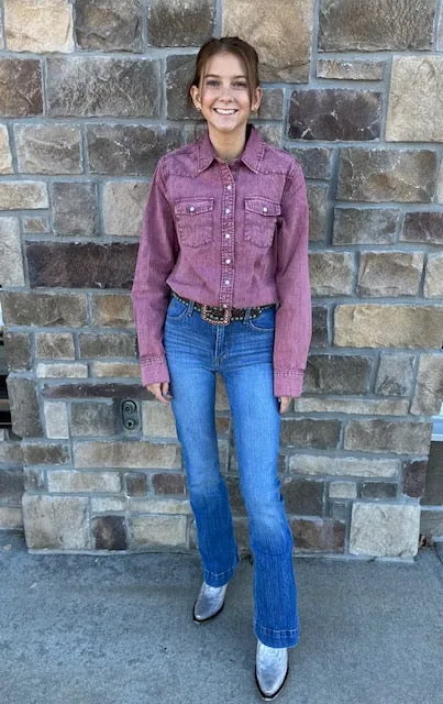 Kaycee Denim Top