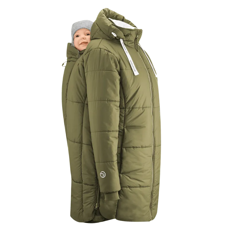 Mamalila Copenhagen Winter Coat for Maternity and Babywearing - Khaki