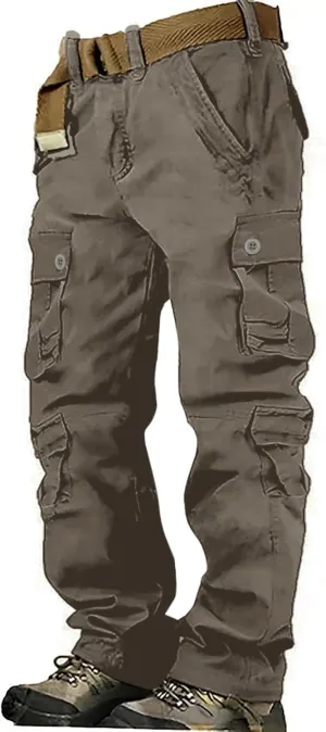 Mens Ankle Banded Pants Straight Leg Cargo Sweatpant Tactical Jogger Pant Man Young Mens Sweatpants Tech Pants