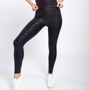 Metallic Foil Highwaisted Leggings
