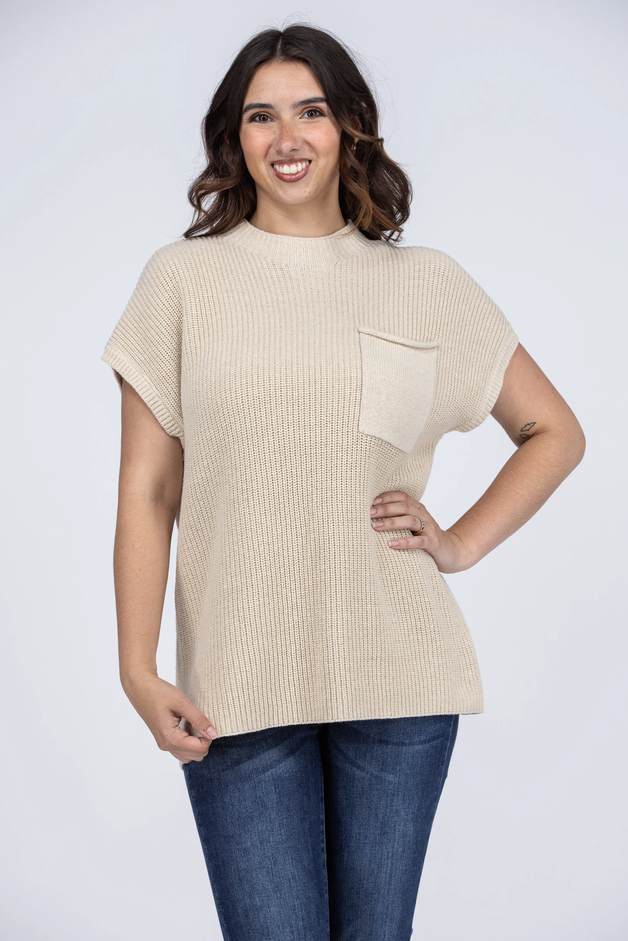 Mock Me Short Sleeve Top