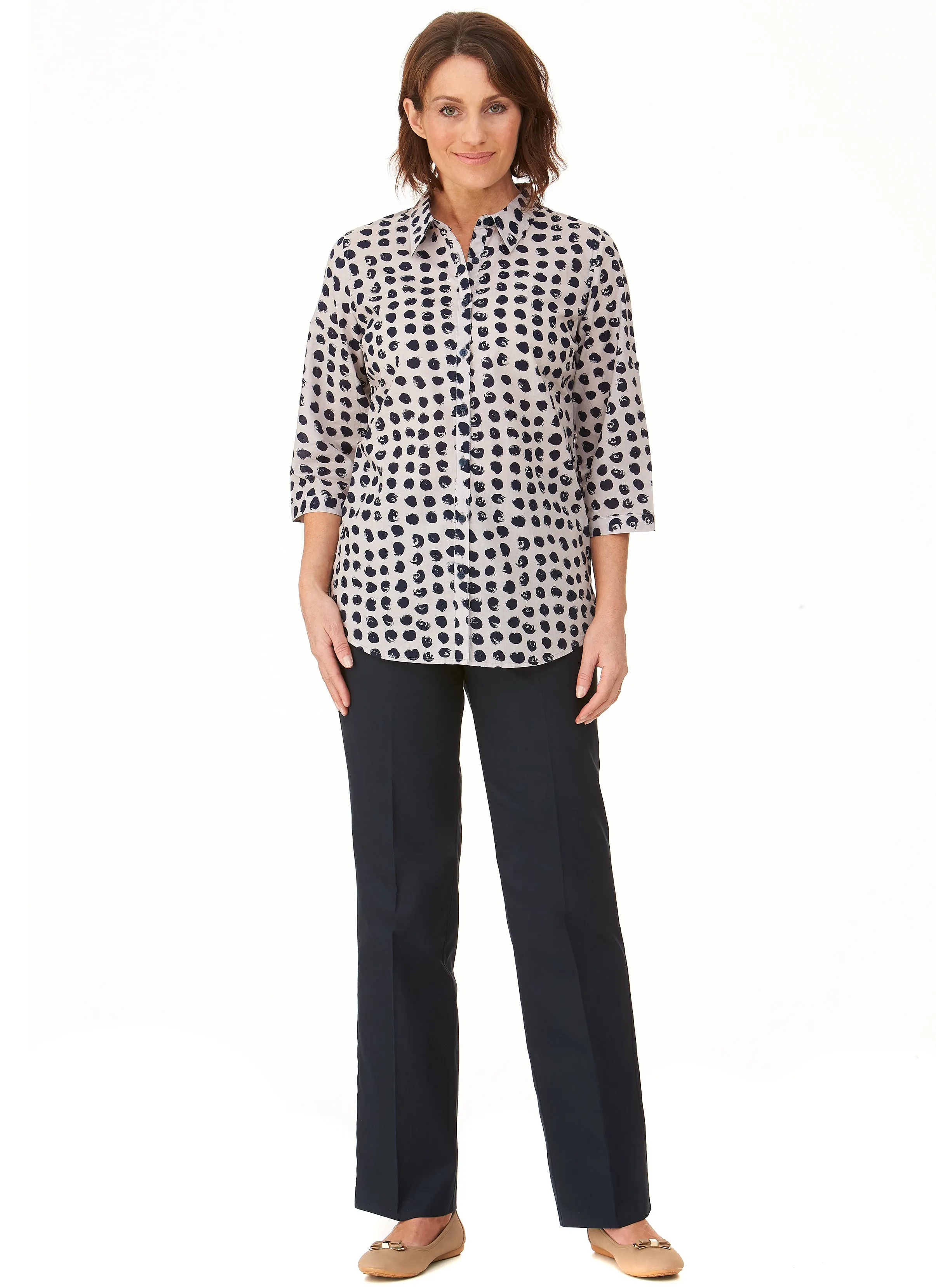 NEWHAVEN FLAT FRONT PANT