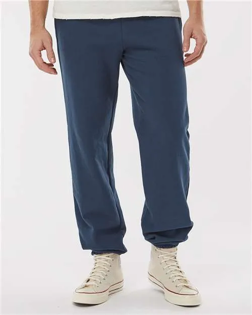 Pocketed Sweatpants with Elastic Cuffs - KF9012