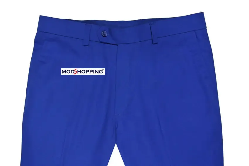 Sta Press Trousers | Blue Sta Press Trouser