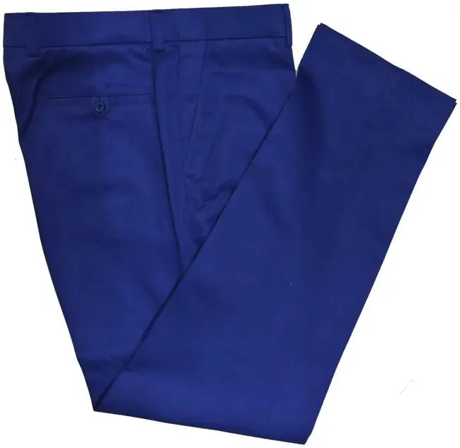 Sta Press Trousers | Blue Sta Press Trouser