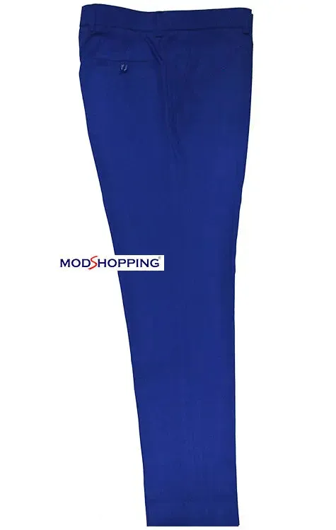 Sta Press Trousers | Blue Sta Press Trouser