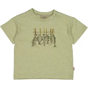 T-Shirt Fishline - tidal foam melange