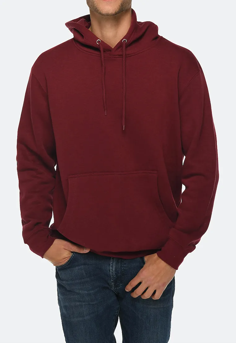 Venley Weighted Men's MADE IN THE USA Burgundy Hoodie