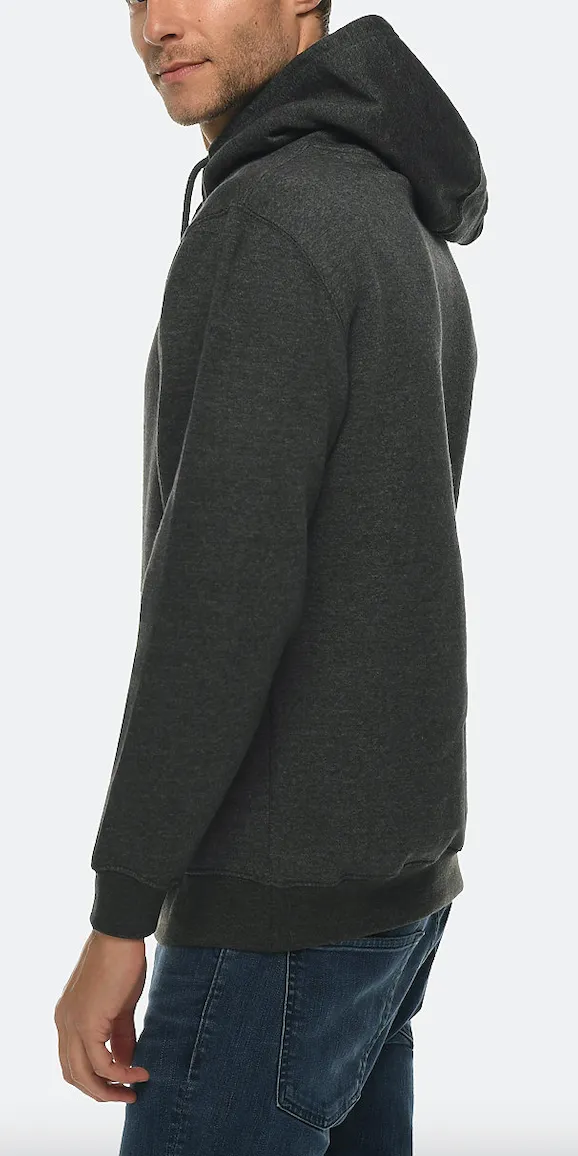 Venley Weighted Men's MADE IN THE USA Charcoal Hoodie