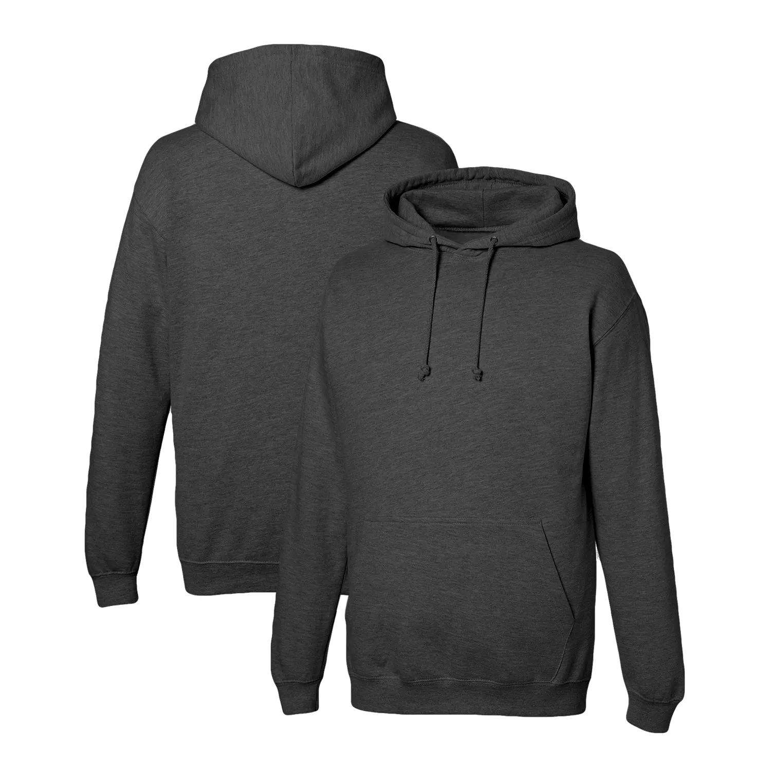 Venley Weighted Men's MADE IN THE USA Charcoal Hoodie
