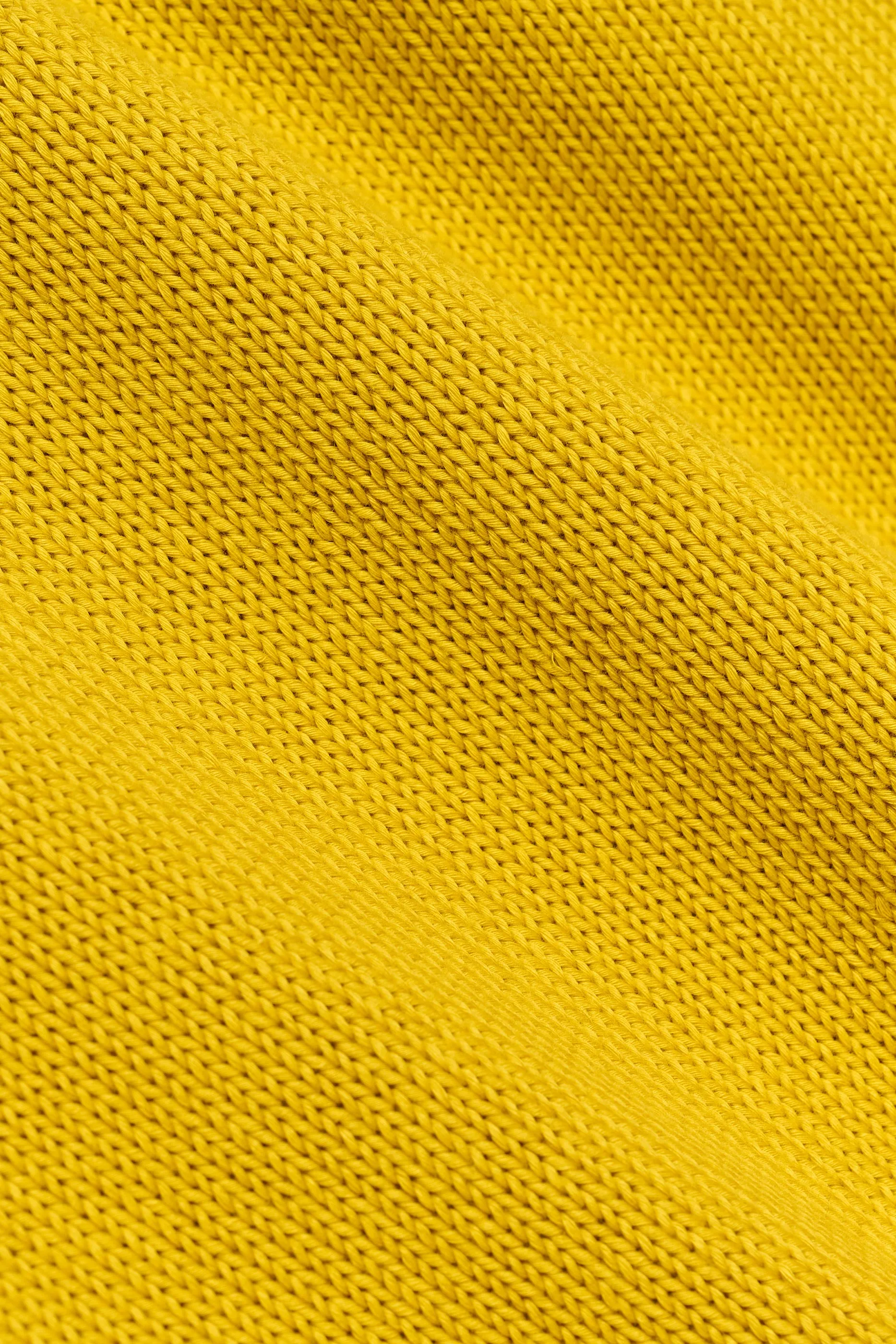 Wide Cotton Pullover in Daffodil
