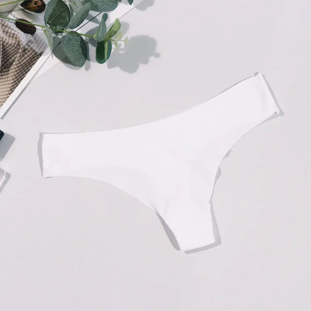 Women Thongs String Seamless Panties Low-Rise