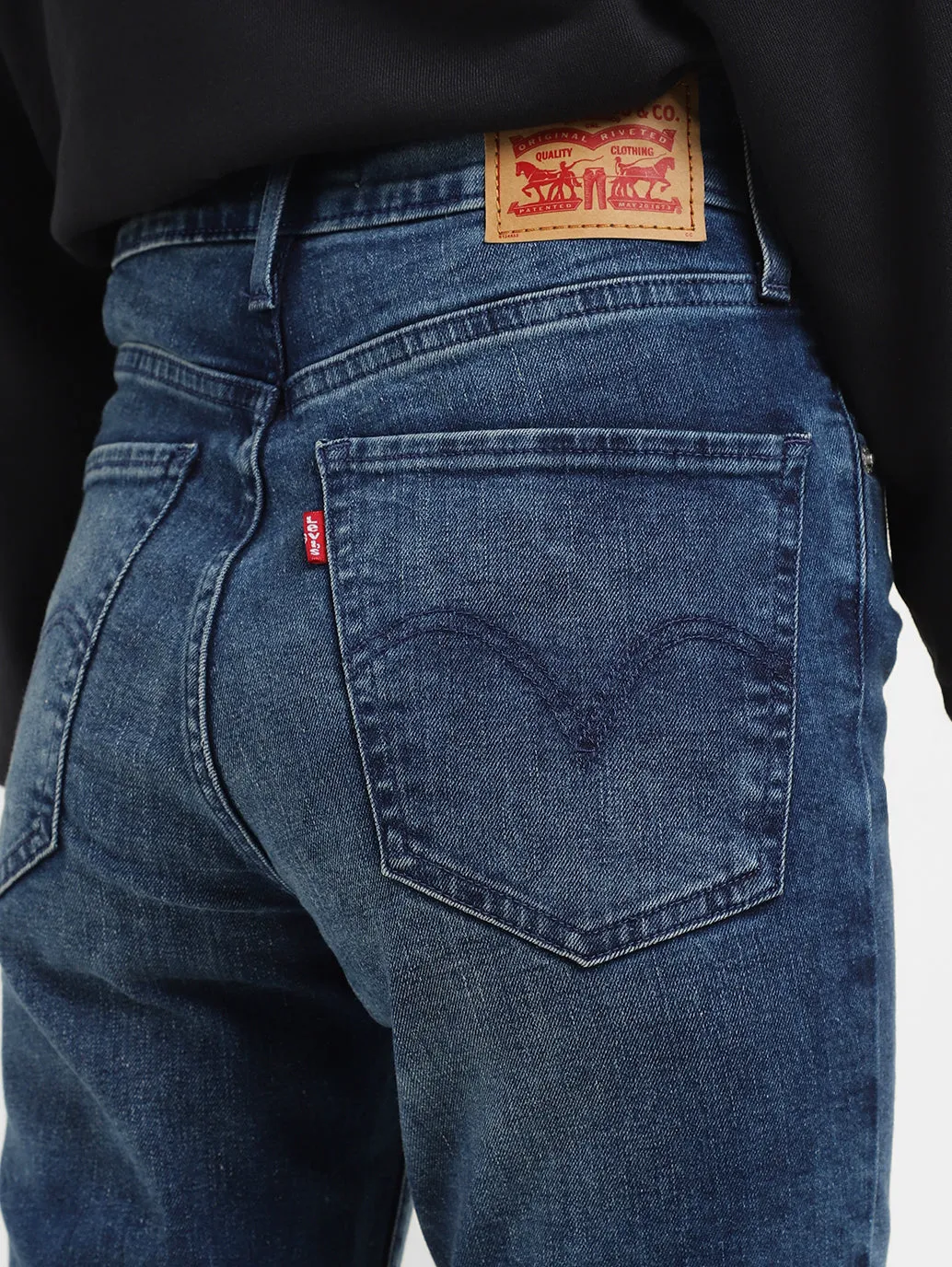 Women's Indigo Skinny Fit Mid Rise Jeans