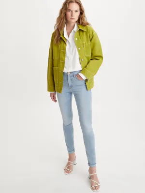 Women's Light Blue Skinny Fit Mid Rise Jeans