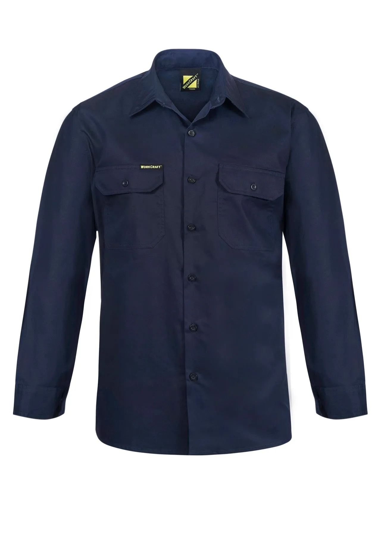 WS4011 LIGHTWEIGHT LONG SLEEVE VENTED COTTON DRILL SHIRT